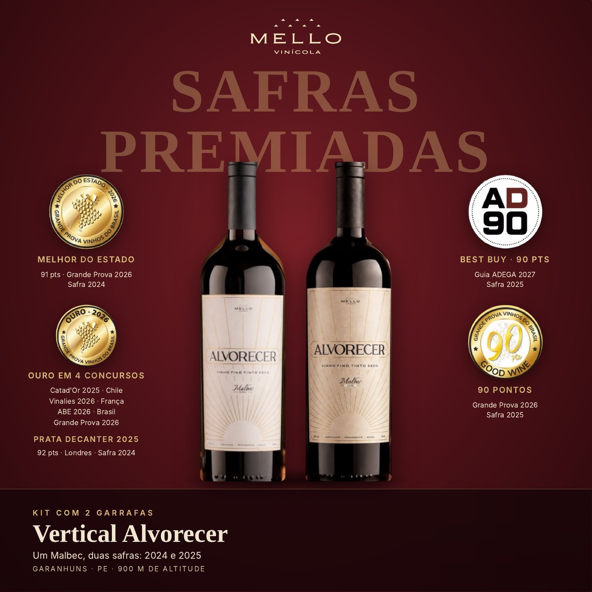 Kit Vertical Alvorecer — Safras premiadas